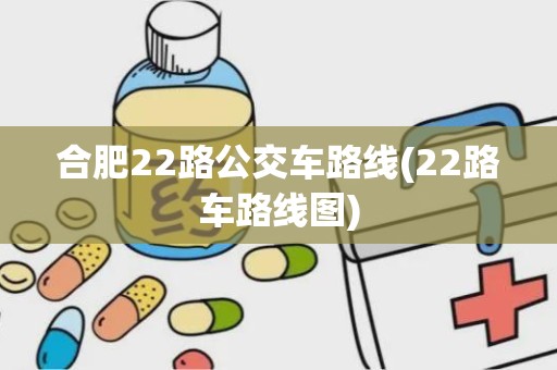 合肥22路公交车路线(22路车路线图)