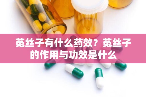 菟丝子有什么药效？菟丝子的作用与功效是什么