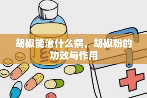 胡椒能治什么病，胡椒粉的功效与作用