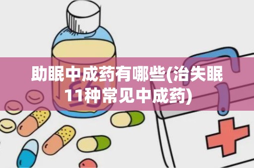 助眠中成药有哪些(治失眠11种常见中成药)