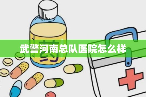 武警河南总队医院怎么样