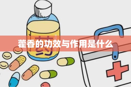 藿香的功效与作用是什么