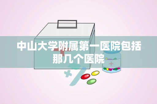 中山大学附属第一医院包括那几个医院