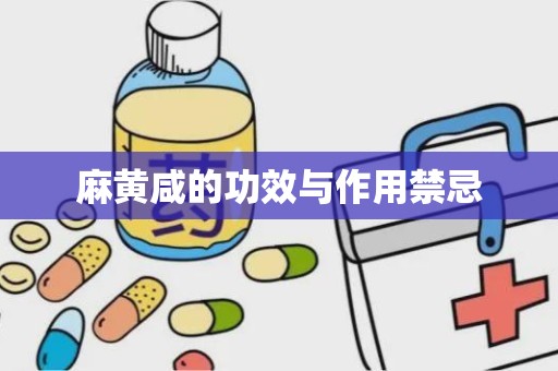 麻黄咸的功效与作用禁忌