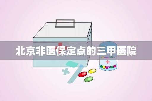 北京非医保定点的三甲医院